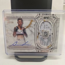 2024 Topps Royalty UFC-Regalia Relic Signatures Amanda Lemos /99