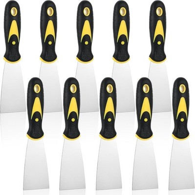 10Pcs 2 Inch Stainless Steel Putty Knife Drywall Plaster Paint Scraper