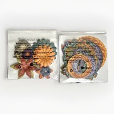 Creative Memories Reminisce Paper Flowers and Frames 2 pks Die Cut Accents New