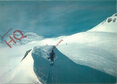 Picture Postcard:-Ici Le Monde Est Grand, Walking / Skiing In the Alps