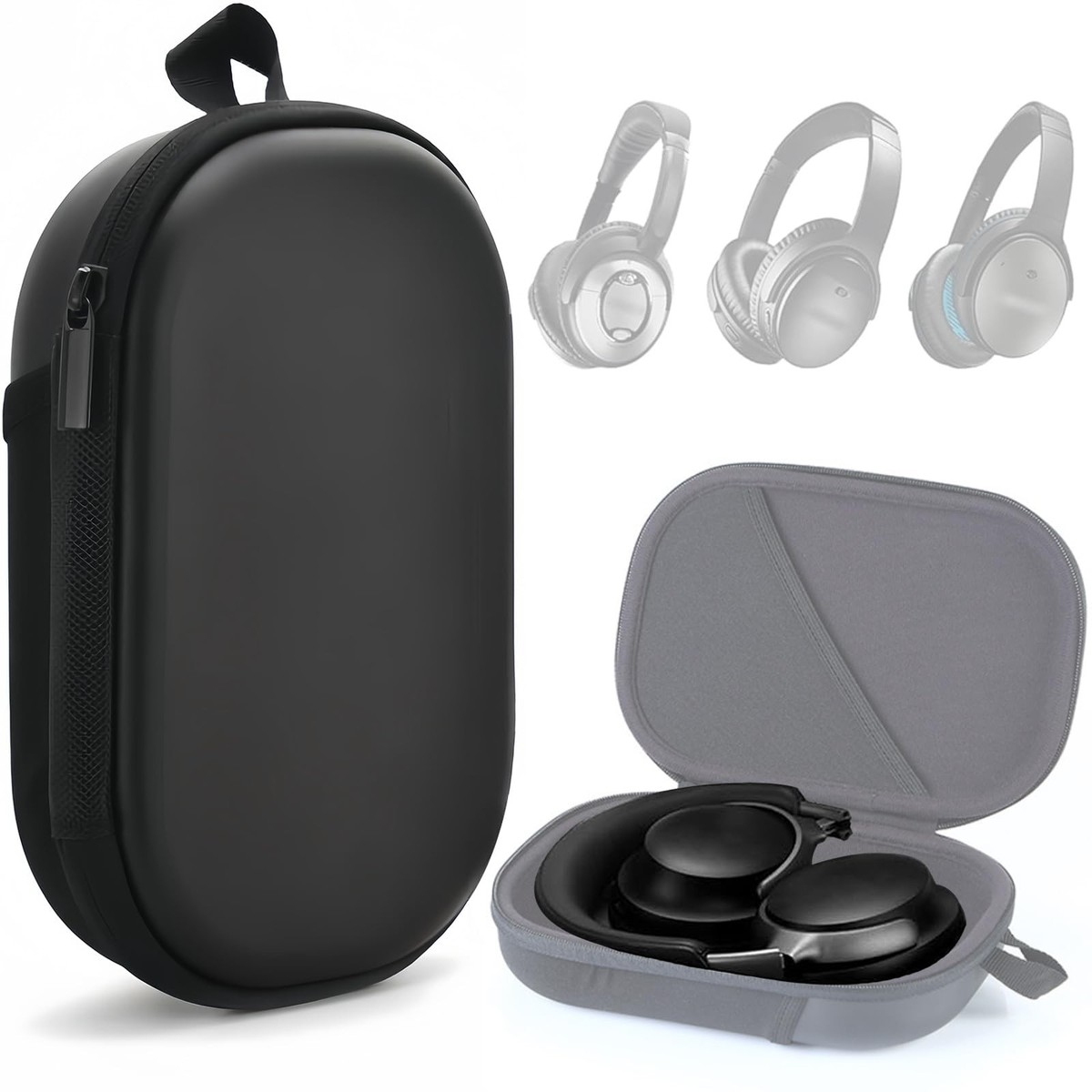 Honlyn Headphones Case for Bose QC45/QC35/QC25/QC15/Ultra Gaming