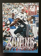 2013🔥Stevan Ridley🔥Panini Elite Zoning Commission Red Parallel Serialized /25