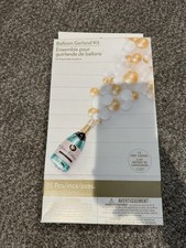 Champagne Bubbled 95 Piece Balloon Garland Arch Kit 12 Ft Long BRAND NEW