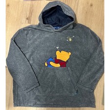 Vintage Winnie the Pooh fleece hoodie, Disney Store XL, Bee a Friend