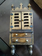 Dollhouse Miniature Americana High Boy Armoire 1/12 Scale Original Concord NIB