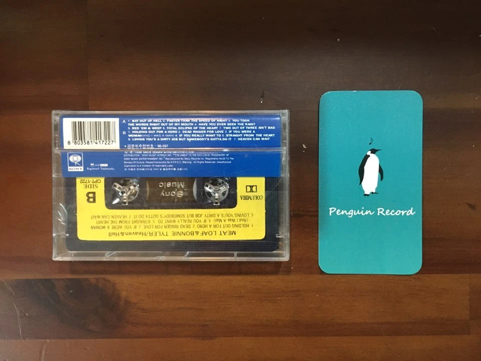 MEAT LOAF & BONNIE TYLER - HEAVEN & HELL CASSETTE TAPE KOREA EDITION SEALED - Image 3 of 4