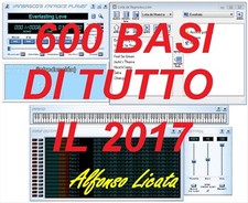Basi midi karaoke di tutto il 2017 - 600 basi con testo scorrevole 