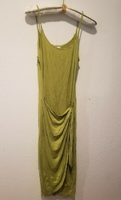 green emerald velvet dress Crushed Satin Dress Light Green by TOGA PULLA main image 1