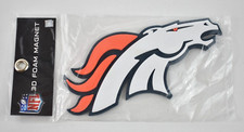 NFL FanFave Denver Broncos 3D Foam Horse Magnet 9.5"x5" NEW Licensed