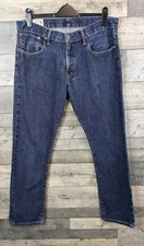 Polo Ralph Lauren Jeans Herren Größe 33 W 34 L Blau Straight Leg Denim Freizeit Mexiko