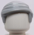 Lego Light Bluish Gray Minifig Hair Short Combed Sideways Part Left