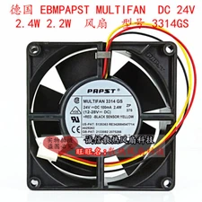 1PC MULTIFAN 3314GS PAPST Cooling Fan 24V 2.4W 100mA 92*92*32mm 3Pin