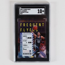 2020-21 Panini Hoops Premium Ja Morant Graded Card #7 Frequent Flyers Holo - ...