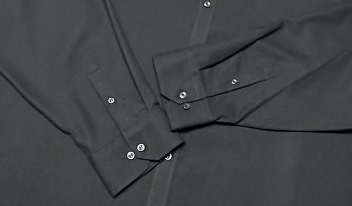 Murano Essentials Mens Shirt Top 4XB Long Sleeve 100% Cotton Black New - Picture 5 of 13