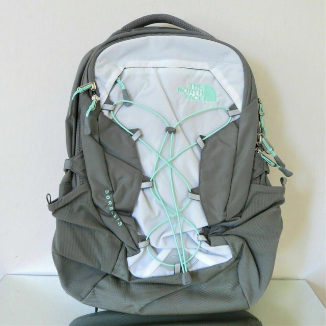 teal and grey north face backpack Off 