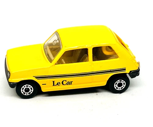 Matchbox Lesney Superfast 21 Renault 5TL  "Le Car", satin black base, mint!