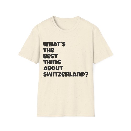 Dad Joke - Switzerland | Unisex Softstyle T-Shirt - FREE SHIPPING! - Picture 10 of 13