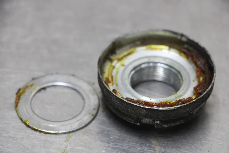99-09 Honda Rebel 250 CMX250 Triple Tree Steering Nut - Image 3 of 3