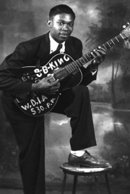50er Jahre Blues Soul Sänger BB KING 4x6 Foto Musik Gitarrist Druck 