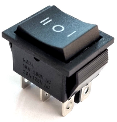 Ein Aus Ein Wippschalter 3 Positionen 6 Pin DPDT 16A 240Vac Auto Armaturenbrett Boot 12V