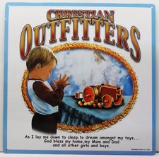 All American Outfitters Christian Outfitters God Religion Metal Sign