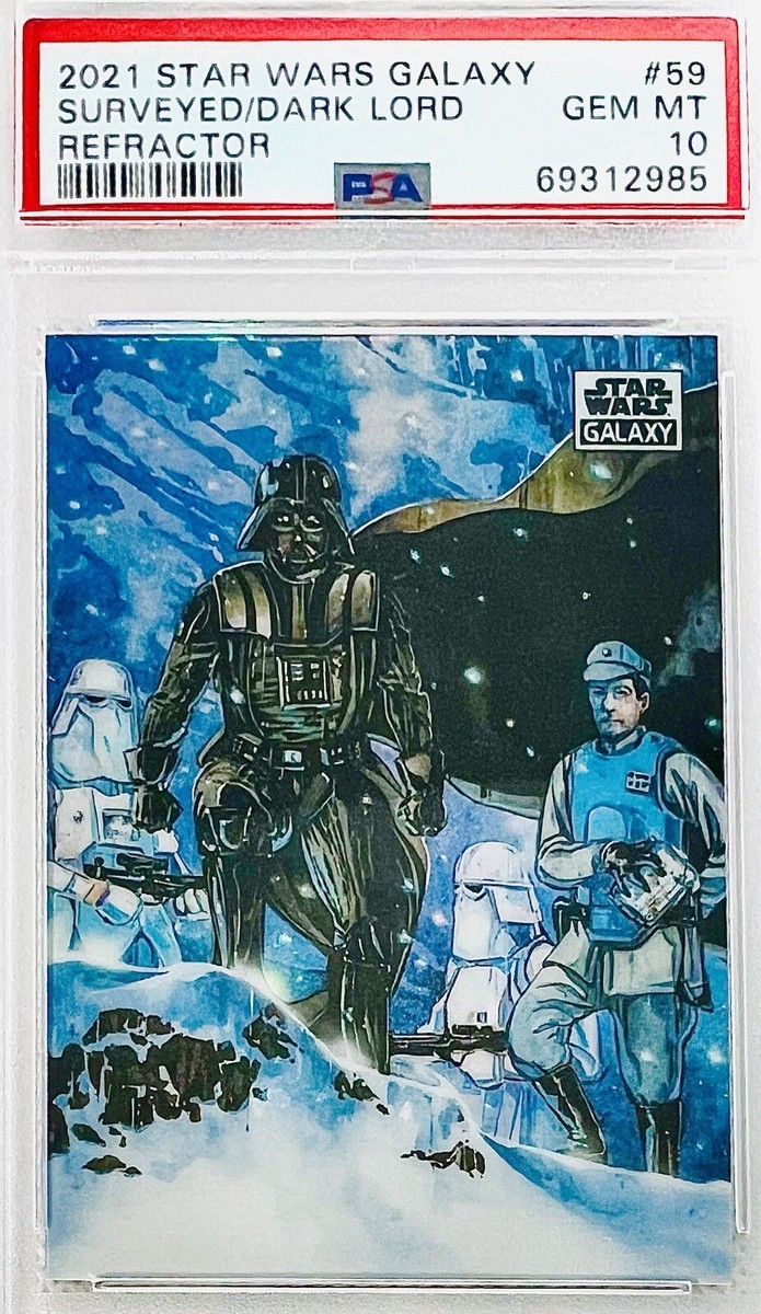 2021 Topps Star Wars Galaxy Surveyed by the Dark Lord Refractor