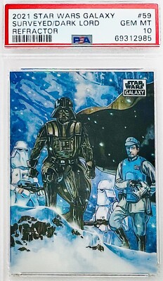 2021 Topps Star Wars Galaxy Surveyed by the Dark Lord Refractor