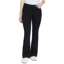 Chic Jessica Simpson Ladies Bootcut Jean in Black Rinse, Size 6/28