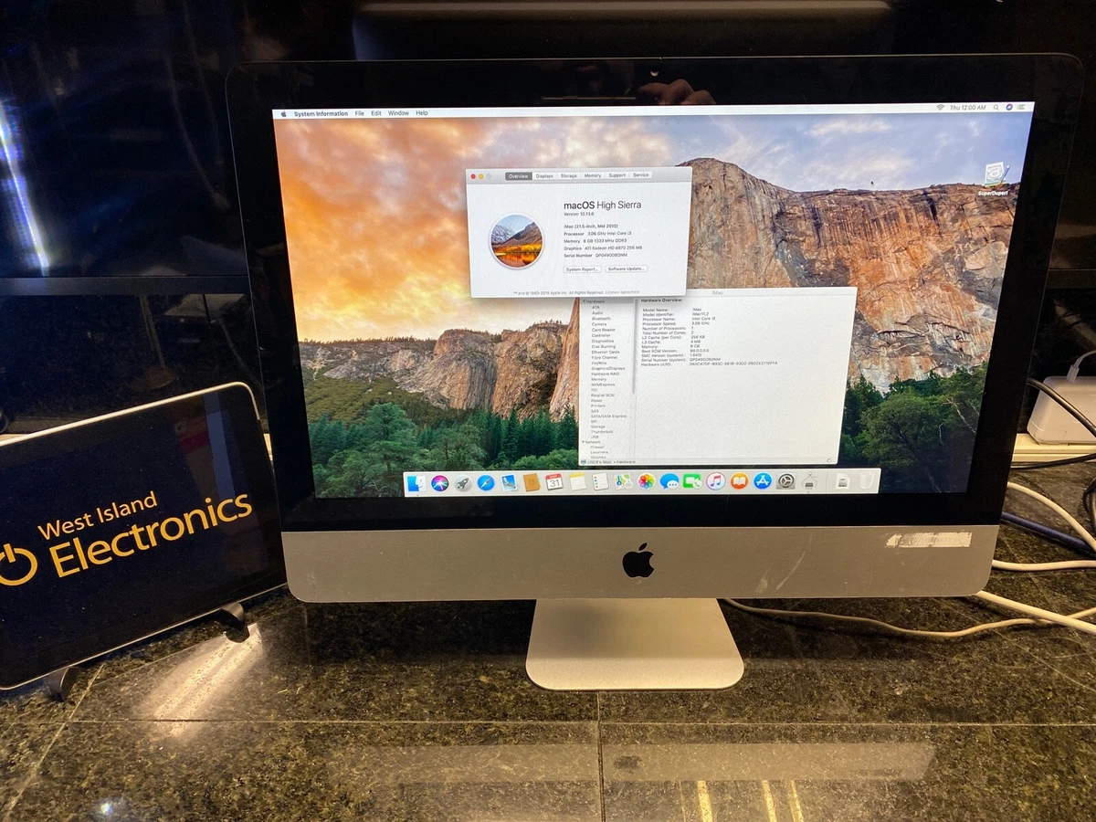 Apple iMac 2011 Released Apple Desktops 12 GB RAM All-In-One