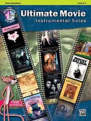 ULTIMATE MOVIE INSTRUMENTAL SOLOS-TENOR SAXOPHONE-MUSIC BOOK/CD BRAND NEW SALE!!