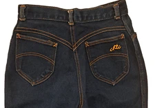 Vintage Chic H.I.S Dark Wash High-Waist Mom Jeans Size 12S