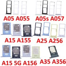 For Samsung Galaxy A05 A15 A25 A35 A55 Sim Tray Micro SD Card Holder Socket 