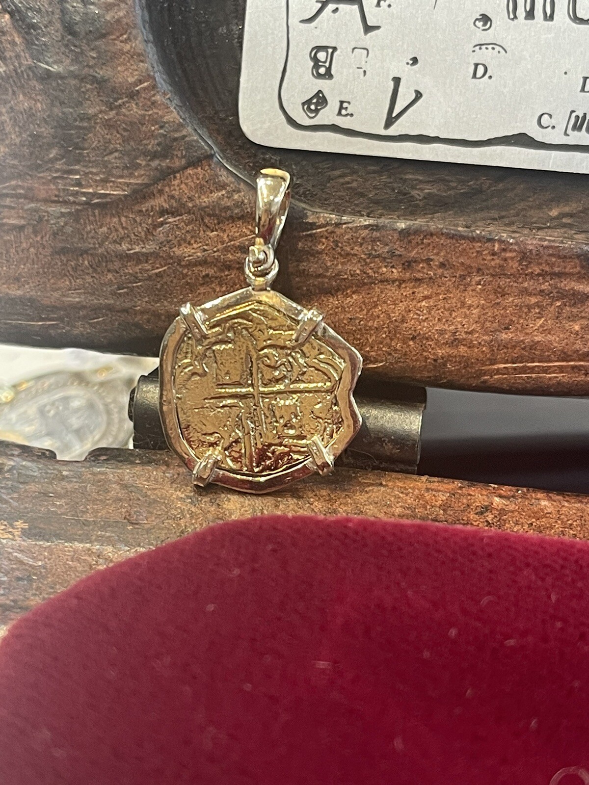 Replica Atocha Coin Pendant Handmade With 14k Solid Gold eBay
