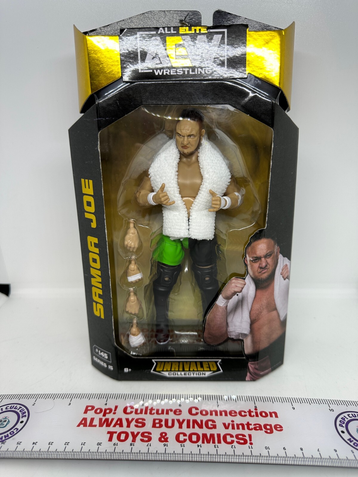 AEW Wrestling Samoa Joe Unrivaled Collection Figure