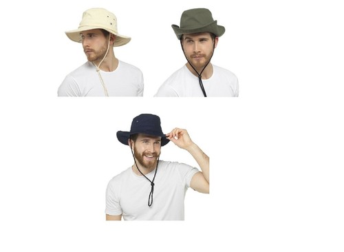 COTTON SAFARI AUSSIE OUTBACK BUSH WIDE 