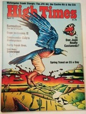 HIGH TIMES SURREALISM DOPE VINTAGE APRIL 1977 MARIJUANA MAGAZINE WEED 420 N/M