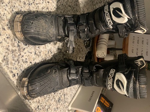 O'Neal black dirt bike boots size 6 | eBay
