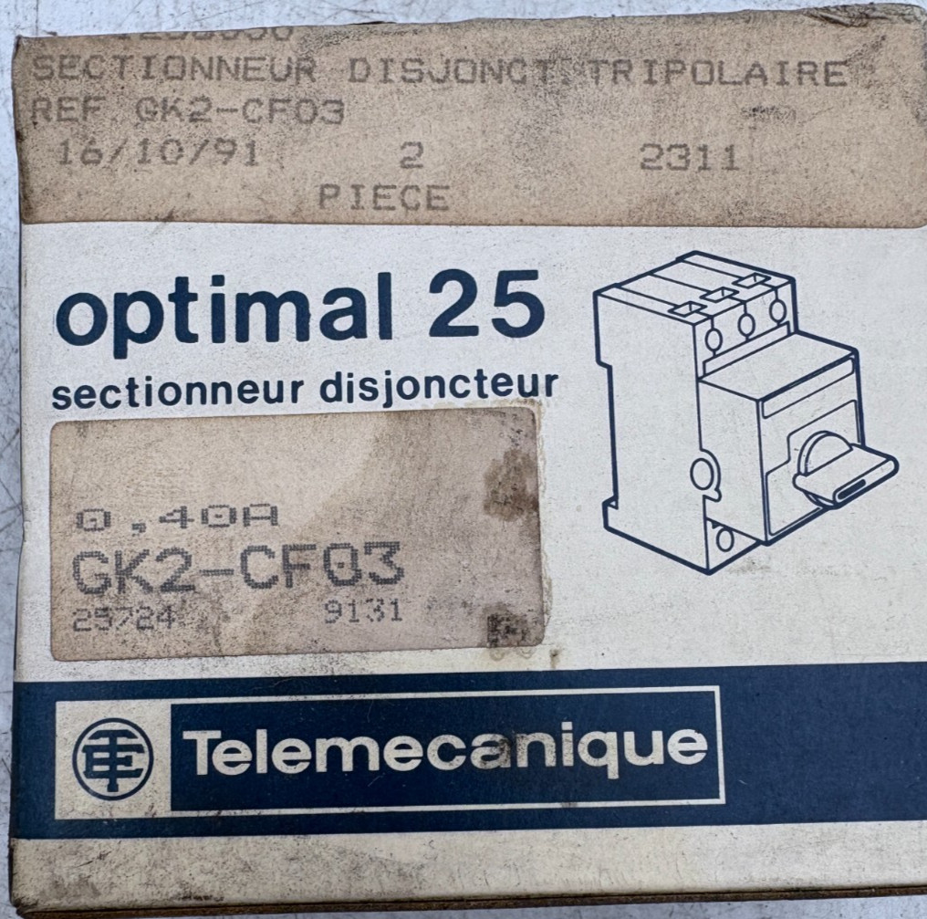 GK2-CF03 sectionneur disjoncteur évite la surchauffe et protège les moteurs triphasés