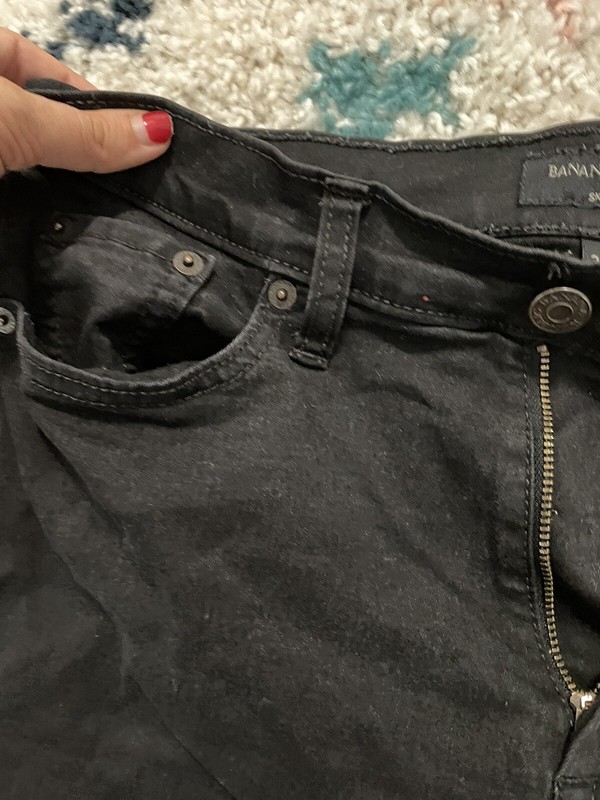 Women’s Banana Republic Black Skinny Fit Jeans, 30” waist / size 10