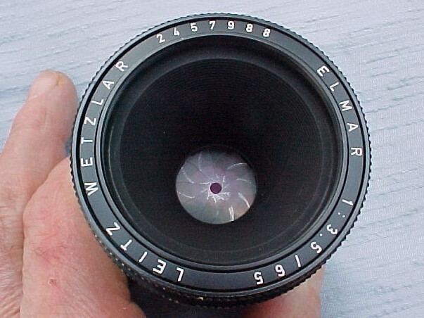 Leitz Wetzlar BLACK Elmar 65mm f3.5 with 16464K/OTZFO Focusing Mt