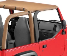 Smittybilt 93317 Brief Bikini Top fot 1997-2006 Wrangler TJ LJ Spice Tan