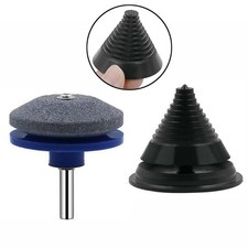 Durable Black Blade Balancer+Lawn Mower Sharpener For Brushcutter Yard Tools D