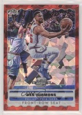 2019 Contenders Optic Front Row Seat Red Cracked Ice Prizm Ben Simmons #12 pe8
