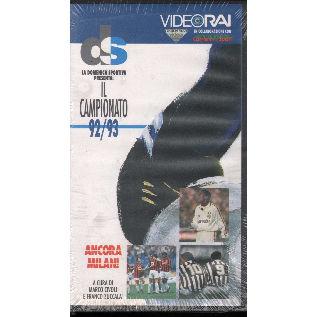 Rai Il Campionato 92, 93 VHS Civoli, Zuccalà Univideo Video - VRL3025 Sealed