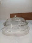 Lid  (only)  Fits Vintage 3-QT Anchor Hocking Fire-King #449 Square  Casserole.