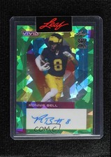 2023 Leaf Vivid Pre-Production Proof Green Crystals 1/1 Ronnie Bell Auto 1qg0