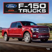 Ford F150 Trucks OFFICIAL Calendar 2026 | Square 30cm x 30cm | 100% Plastic Free