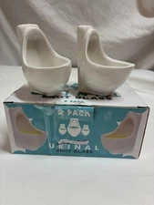 New Fairly Odd Novelties Urinal Shot Glasses Toilets Funny Gag Gift Man Cave Fun