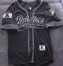 90s Los Angeles Raiders Starter Jersey Baseball Style Rare Las Vegas Oakland Med