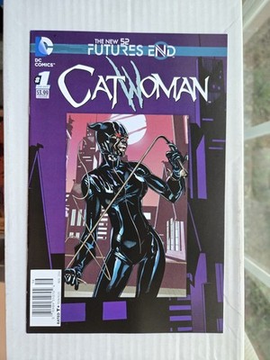 Catwoman Futures End #1 Newsstand 1:100 Rare 500 Copies Batman DC Comics 2014
